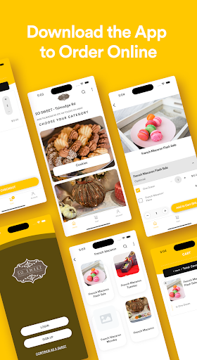 Android application So Sweet Pastries screenshort