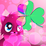 Pink cats theme 4 Go Launcher icon