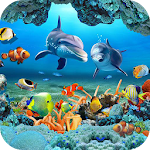 Cover Image of Baixar Peixe Live Wallpaper 3D Aquarium Background HD 2021  APK