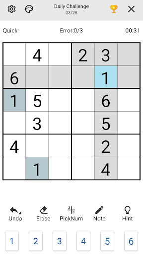 Sudoku Screen 2
