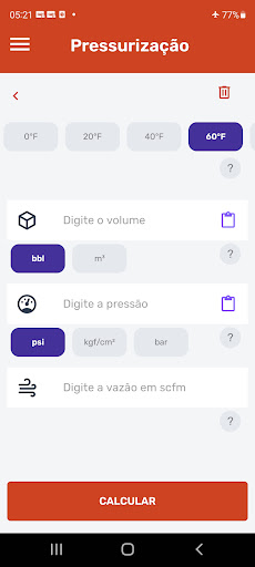 Cálculos para Nitrogênio