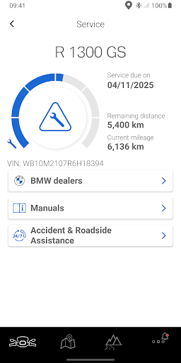 BMW Motorrad Connected Screen 3