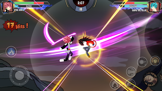 Stickman Warriors – Super Dragon Shadow Fight Mod Apk (Unlimited Power) 2
