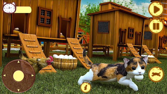 Cute Cat Simulator Games u2013 Family Pet Kitten 1.0.3 APK screenshots 8