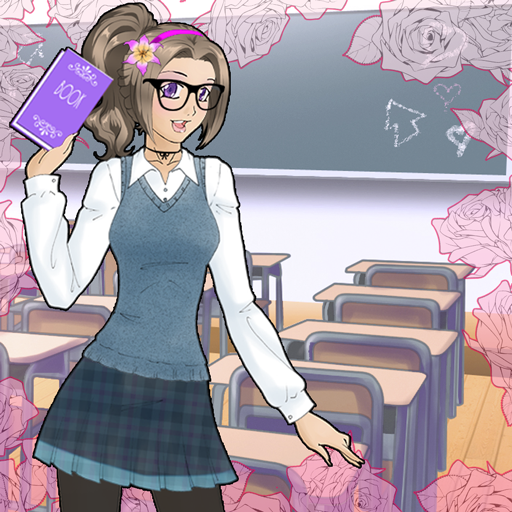 Play Anime school girl dress up game