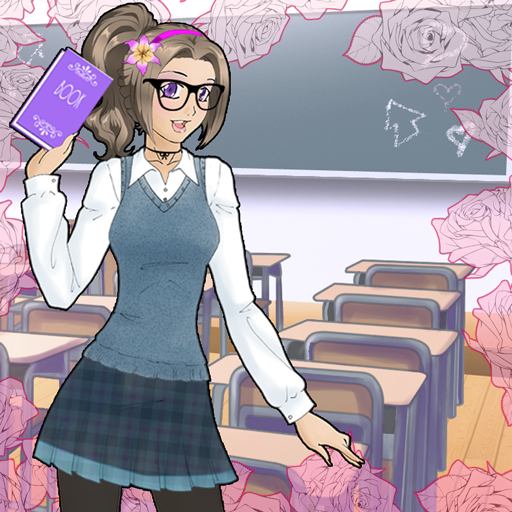 Anime High School Dress Up  Icon