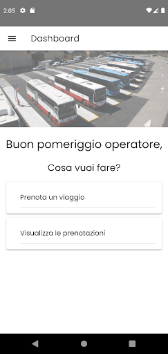 Android application Chiama il Bus screenshort