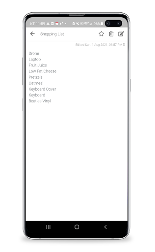 MemoPie - Your Cloud Notepad Screen 2