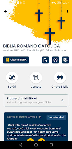 Android application BIBLIA Catolică în română screenshort