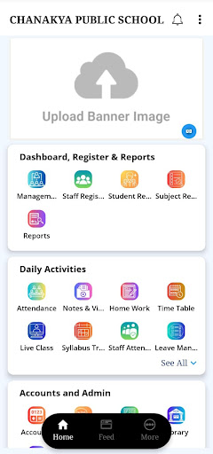 Android application C.P School screenshort