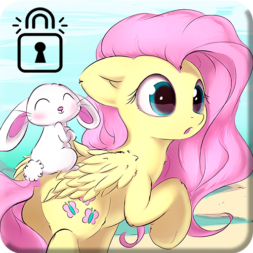 Kawaii Pony Chibi Pink Cute Teen Screen Lock Apk Download 5