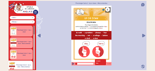 Android application RITUELS DE LANGAGE ANGLAIS screenshort