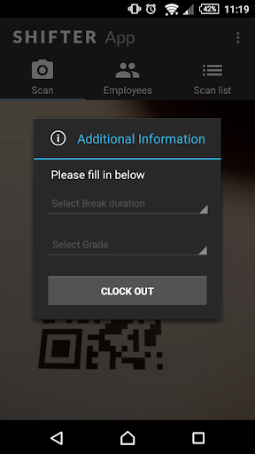 Android application Supervisor App screenshort