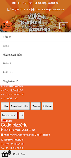 Godó Pizzéria Screen 2