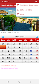 Captura de Pantalla 3 Mexico Calendario 2023 android
