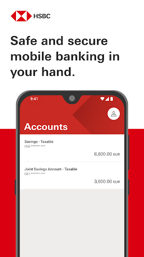 Android application HSBC Malta screenshort