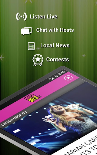 Screenshot of Mega 99.3 Online (KMGW)