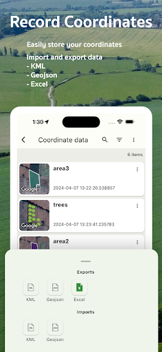GIS GPS & Area Measure GMapper screenshot 3