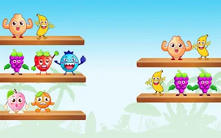 Fruit Color Sort Puzzle - Screenshot 3