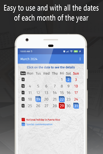 puerto rico calendar 2024 Screen 2