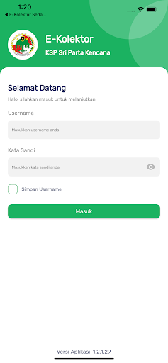 Android application E-Kolektor Sri Parta Kencana screenshort
