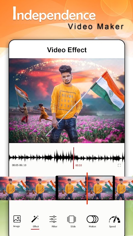 Independence Day Video Maker Screen 2