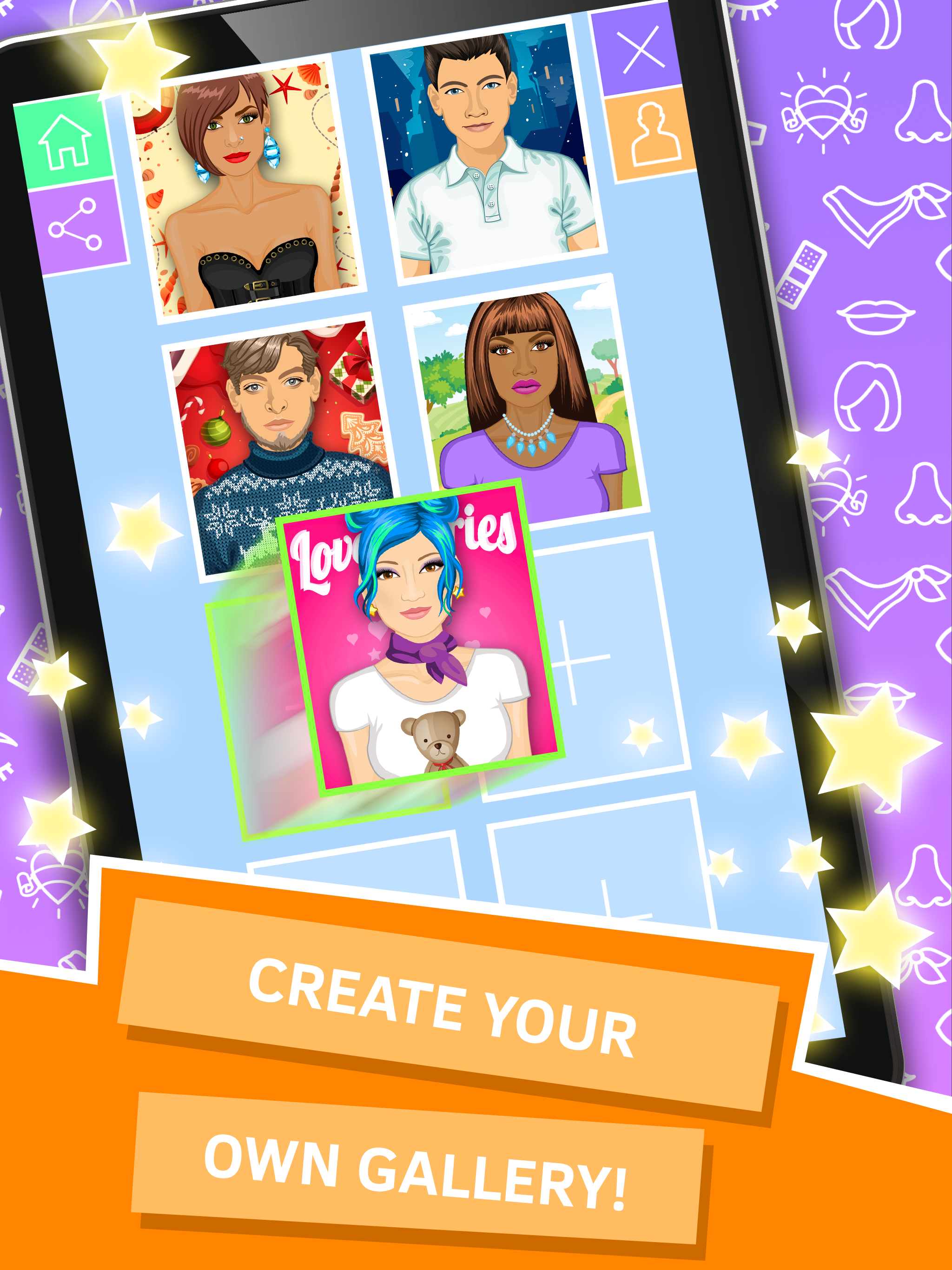 Android application Avatar Creator App. Pro screenshort