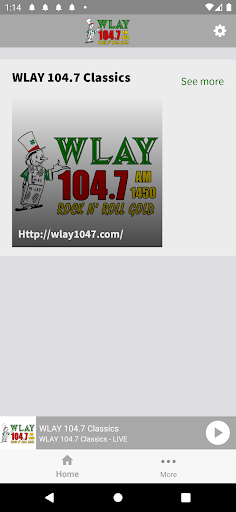 Android application WLAY 104.7 Classics screenshort