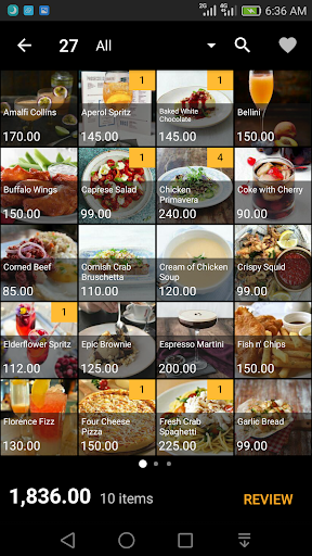Android application Tapidee Waiter by Nueca screenshort