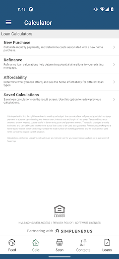 Valley Bank Home Loans Screen 2