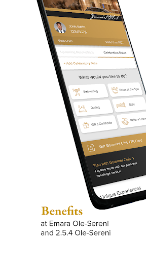 Android application Gourmet Club Kenya screenshort