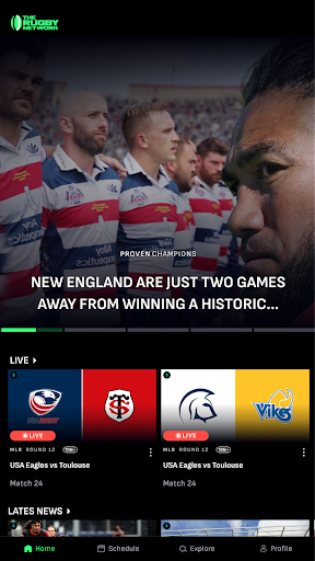 Screenshot of The Rugby Network