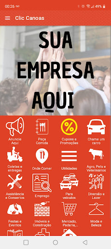 Android application Clic Canoas screenshort