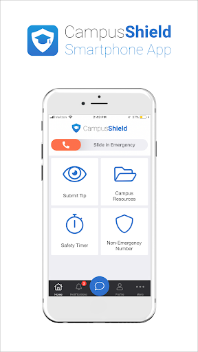 Android application CampusShield screenshort