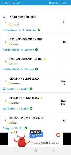 Android application Big Odds Safe screenshort