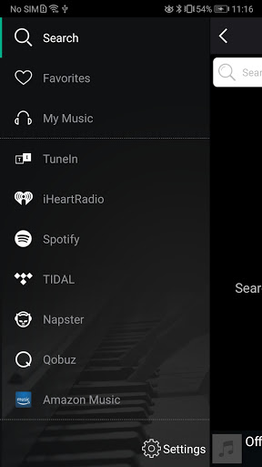 Android application Songbird Control screenshort