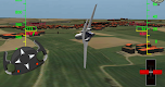 screenshot of Airplane 3D flight simulator