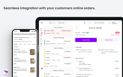 Swifti: Restaurant POS Screen 2