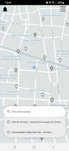 Android application Wini Motorista screenshort