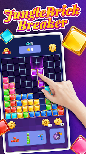 Android application JungleBrick Breaker screenshort
