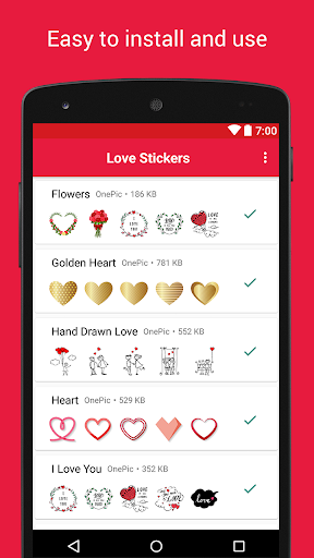 Love Stickers for Whatsapp Screen 2