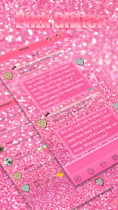Pink Glitter Keyboard Theme For PC 4