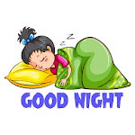 Cover Image of Download GoodNight Sticker For Whatsapp  APK