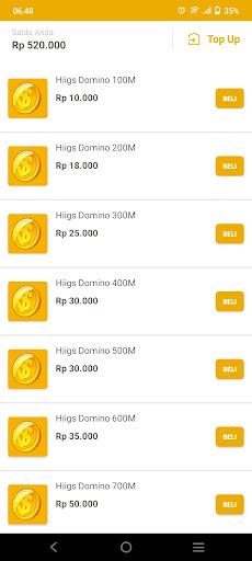 Koin Pulsa Screen 2