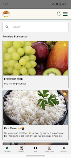 HomeGrownCollective App Screen 2
