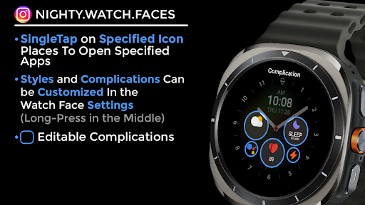 Night ver 50 - watch face screenshot 16