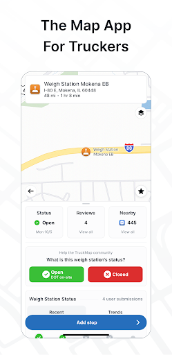 Screenshot of TruckMap - Truck GPS Routes