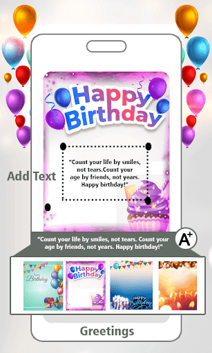 Birthday Wishes Musical Video Screen 3