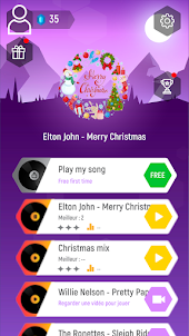 Merry Christmas Music TilesHop