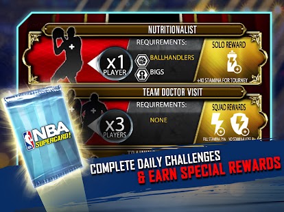 NBA SuperCard Basketball Game Screenshot